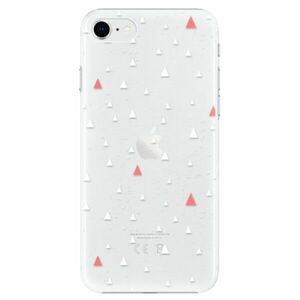 Plastové pouzdro iSaprio - Abstract Triangles 02 - white - iPhone SE 2020 obraz