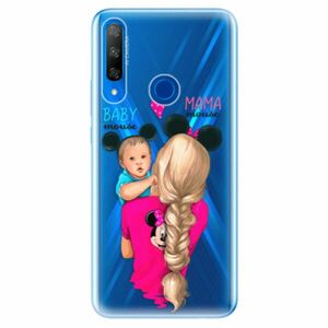 Odolné silikonové pouzdro iSaprio - Mama Mouse Blonde and Boy - Huawei Honor 9X obraz