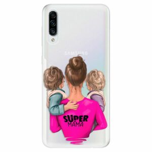 Odolné silikonové pouzdro iSaprio - Super Mama - Two Boys - Samsung Galaxy A30s obraz