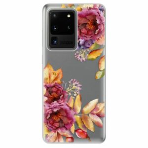Odolné silikonové pouzdro iSaprio - Fall Flowers - Samsung Galaxy S20 Ultra obraz