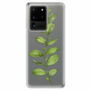 Odolné silikonové pouzdro iSaprio - Green Plant 01 - Samsung Galaxy S20 Ultra obraz