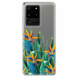 Odolné silikonové pouzdro iSaprio - Exotic Flowers - Samsung Galaxy S20 Ultra obraz