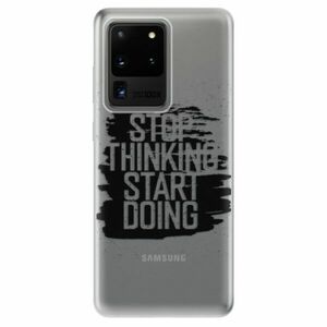 Odolné silikonové pouzdro iSaprio - Start Doing - black - Samsung Galaxy S20 Ultra obraz