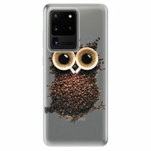 Odolné silikonové pouzdro iSaprio - Owl And Coffee - Samsung Galaxy S20 Ultra obraz