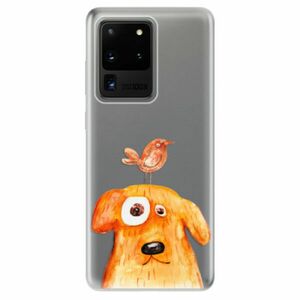 Odolné silikonové pouzdro iSaprio - Dog And Bird - Samsung Galaxy S20 Ultra obraz
