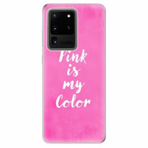 Odolné silikonové pouzdro iSaprio - Pink is my color - Samsung Galaxy S20 Ultra obraz
