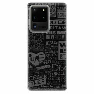 Odolné silikonové pouzdro iSaprio - Text 01 - Samsung Galaxy S20 Ultra obraz