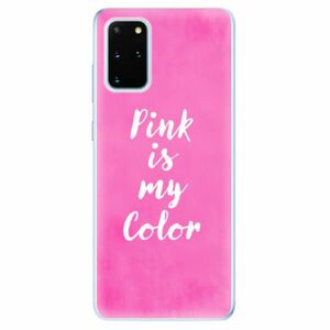 Odolné silikonové pouzdro iSaprio - Pink is my color - Samsung Galaxy S20+ obraz