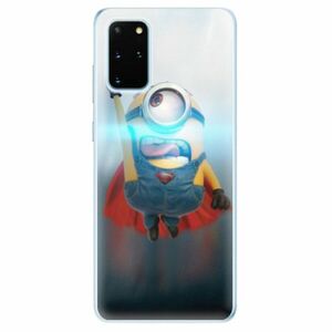 Odolné silikonové pouzdro iSaprio - Mimons Superman 02 - Samsung Galaxy S20+ obraz