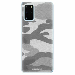 Odolné silikonové pouzdro iSaprio - Gray Camuflage 02 - Samsung Galaxy S20+ obraz