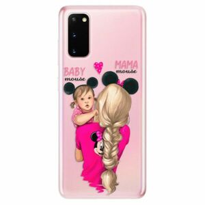 Odolné silikonové pouzdro iSaprio - Mama Mouse Blond and Girl - Samsung Galaxy S20 obraz