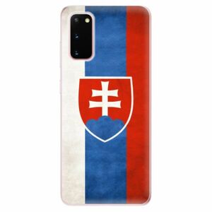 Odolné silikonové pouzdro iSaprio - Slovakia Flag - Samsung Galaxy S20 obraz