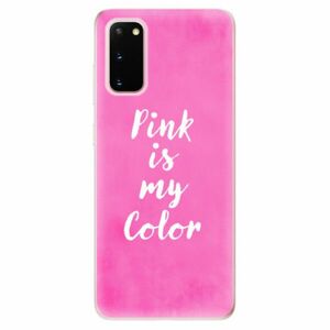 Odolné silikonové pouzdro iSaprio - Pink is my color - Samsung Galaxy S20 obraz