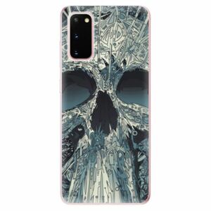 Odolné silikonové pouzdro iSaprio - Abstract Skull - Samsung Galaxy S20 obraz