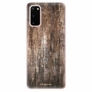 Odolné silikonové pouzdro iSaprio - Wood 11 - Samsung Galaxy S20 obraz