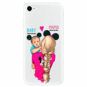 Odolné silikonové pouzdro iSaprio - Mama Mouse Blonde and Boy - iPhone SE 2020 obraz