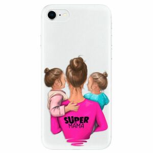 Odolné silikonové pouzdro iSaprio - Super Mama - Two Girls - iPhone SE 2020 obraz