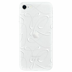 Odolné silikonové pouzdro iSaprio - Fancy - white - iPhone SE 2020 obraz