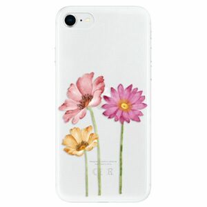 Odolné silikonové pouzdro iSaprio - Three Flowers - iPhone SE 2020 obraz