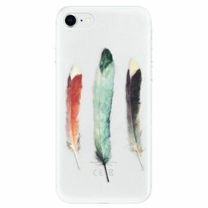 Odolné silikonové pouzdro iSaprio - Three Feathers - iPhone SE 2020 obraz