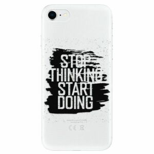 Odolné silikonové pouzdro iSaprio - Start Doing - black - iPhone SE 2020 obraz