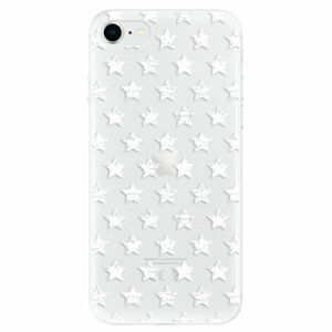 Odolné silikonové pouzdro iSaprio - Stars Pattern - white - iPhone SE 2020 obraz