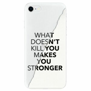 Odolné silikonové pouzdro iSaprio - Makes You Stronger - iPhone SE 2020 obraz