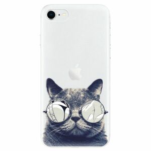 Odolné silikonové pouzdro iSaprio - Crazy Cat 01 - iPhone SE 2020 obraz