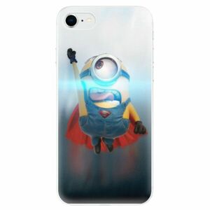 Odolné silikonové pouzdro iSaprio - Mimons Superman 02 - iPhone SE 2020 obraz