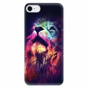 Odolné silikonové pouzdro iSaprio - Lion in Colors - iPhone SE 2020 obraz