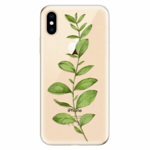 Odolné silikonové pouzdro iSaprio - Green Plant 01 - iPhone XS obraz