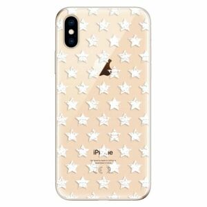 Odolné silikonové pouzdro iSaprio - Stars Pattern - white - iPhone XS obraz