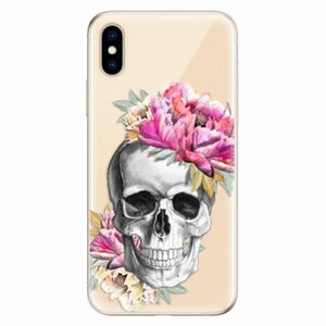 Odolné silikonové pouzdro iSaprio - Pretty Skull - iPhone XS obraz