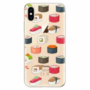 Odolné silikonové pouzdro iSaprio - Sushi Pattern - iPhone XS obraz