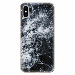 Odolné silikonové pouzdro iSaprio - Cracked - iPhone XS obraz