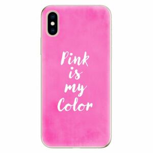 Odolné silikonové pouzdro iSaprio - Pink is my color - iPhone XS obraz