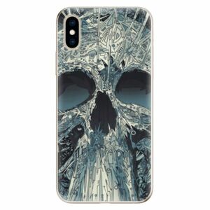 Odolné silikonové pouzdro iSaprio - Abstract Skull - iPhone XS obraz