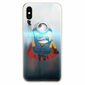 Odolné silikonové pouzdro iSaprio - Mimons Superman 02 - iPhone XS obraz