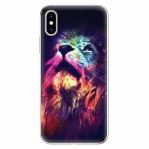 Odolné silikonové pouzdro iSaprio - Lion in Colors - iPhone XS obraz