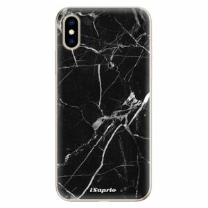 Odolné silikonové pouzdro iSaprio - Black Marble 18 - iPhone XS obraz