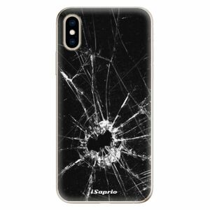 Odolné silikonové pouzdro iSaprio - Broken Glass 10 - iPhone XS obraz