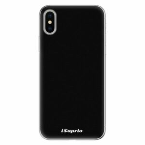 Odolné silikonové pouzdro iSaprio - 4Pure - černý - iPhone X obraz