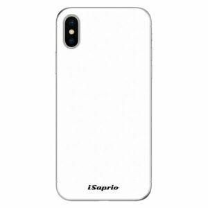 Odolné silikonové pouzdro iSaprio - 4Pure - bílý - iPhone X obraz