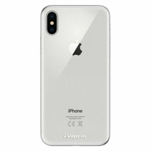 Odolné silikonové pouzdro iSaprio - 4Pure - mléčný bez potisku - iPhone X obraz