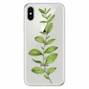 Odolné silikonové pouzdro iSaprio - Green Plant 01 - iPhone X obraz