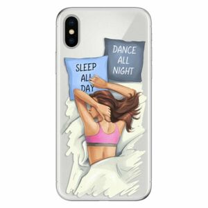 Odolné silikonové pouzdro iSaprio - Dance and Sleep - iPhone X obraz