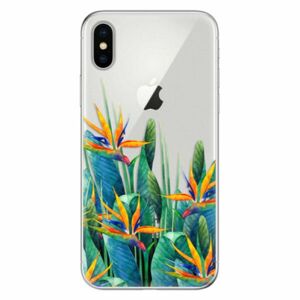 Odolné silikonové pouzdro iSaprio - Exotic Flowers - iPhone X obraz