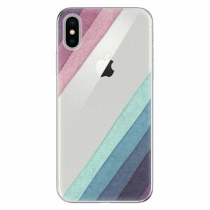 Odolné silikonové pouzdro iSaprio - Glitter Stripes 01 - iPhone X obraz