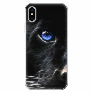 Odolné silikonové pouzdro iSaprio - Black Puma - iPhone X obraz