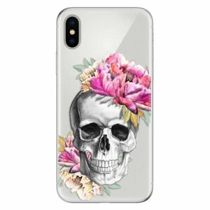 Odolné silikonové pouzdro iSaprio - Pretty Skull - iPhone X obraz